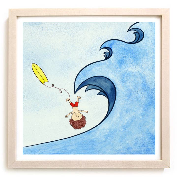 Mop Rides Art Print "Chute!" pour la vente par Matthew Allen Art
