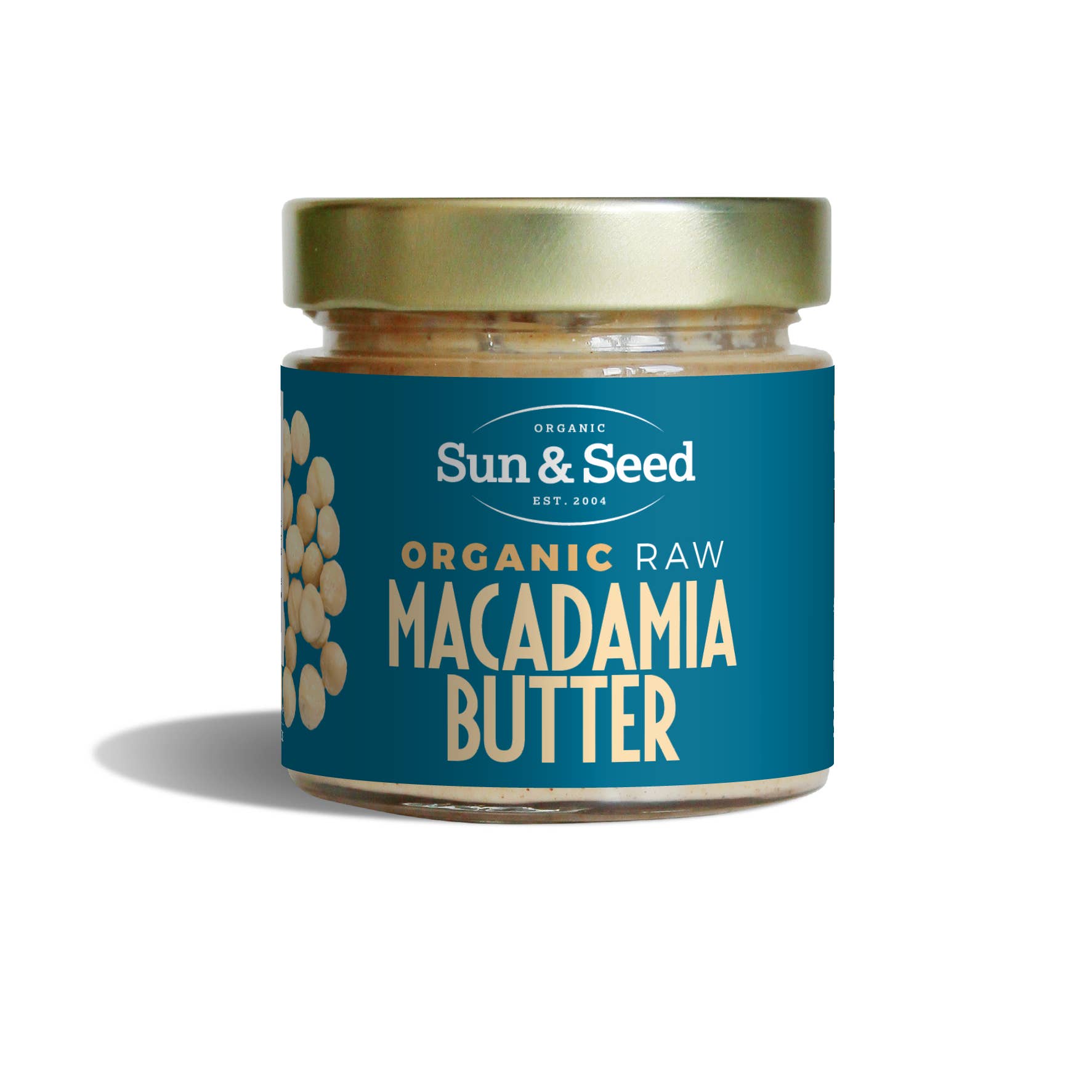 Sun & Seed – wholesale Nut butter – Organic Raw Macadamia Nut Butter 200g