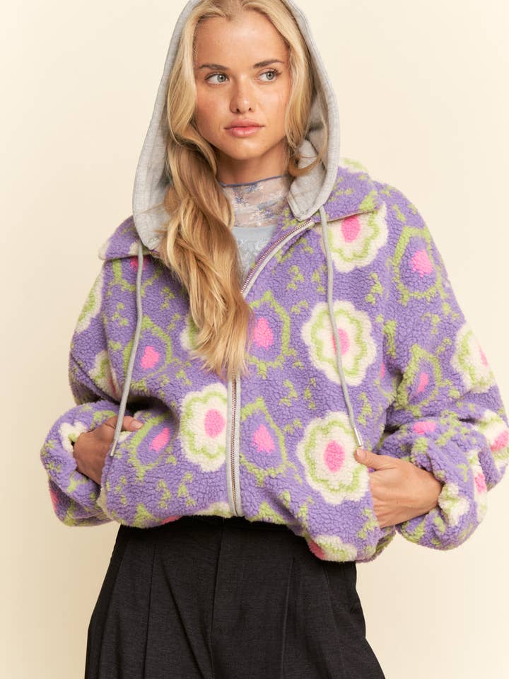 RITSJAS MET CAPUCHON MET TREKKOORD voor wholesale door Davi & Dani