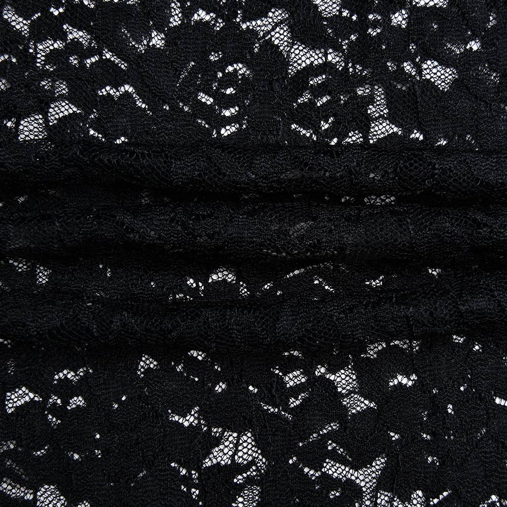 HIDDENBRAND - Wholesale Pants - Women's - Lace See-Through High Waisted Straight Leg Pants5