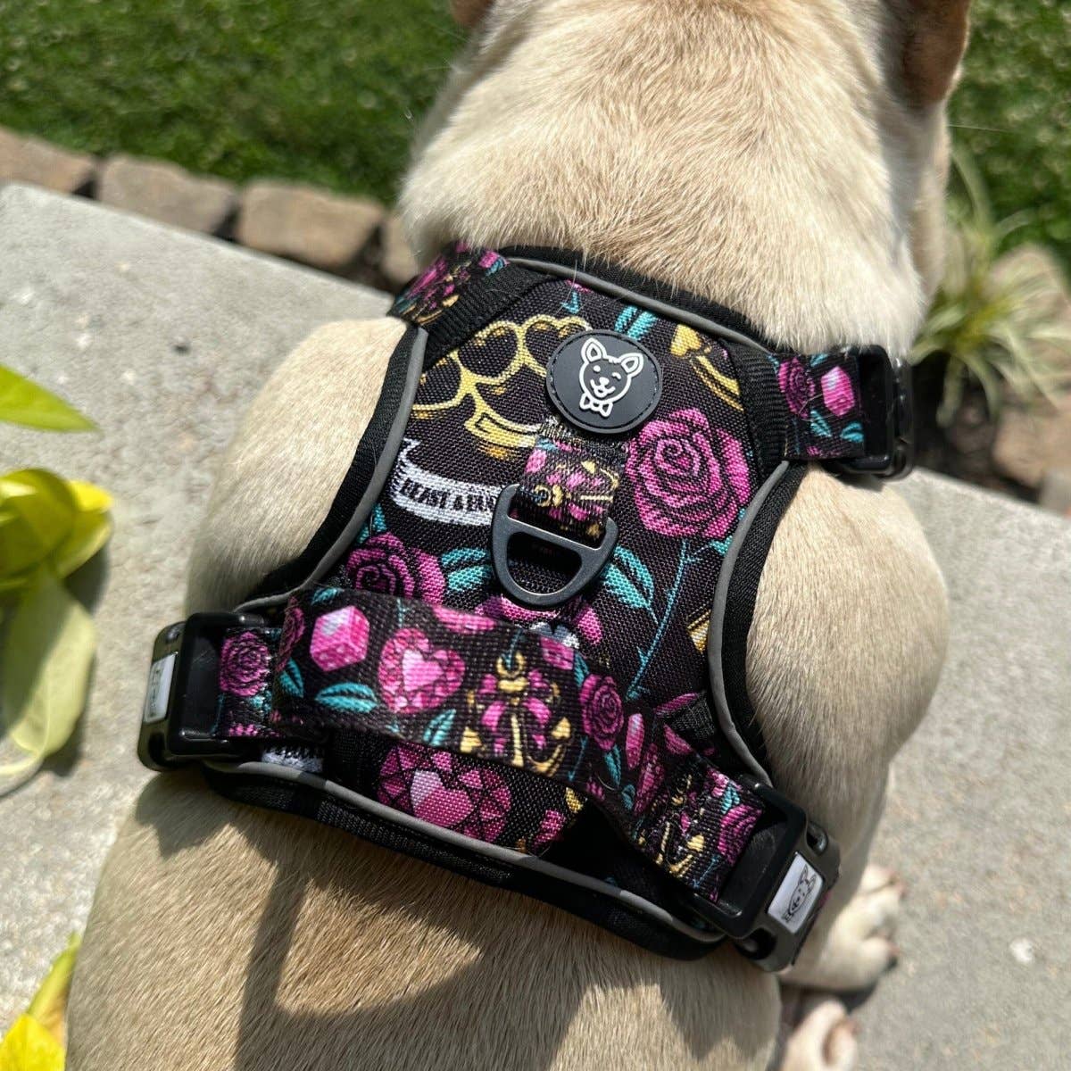 Beast & Buckle - Wholesale Pet Harness - Dog - Girly Tattoo No Pull Dog Harness6