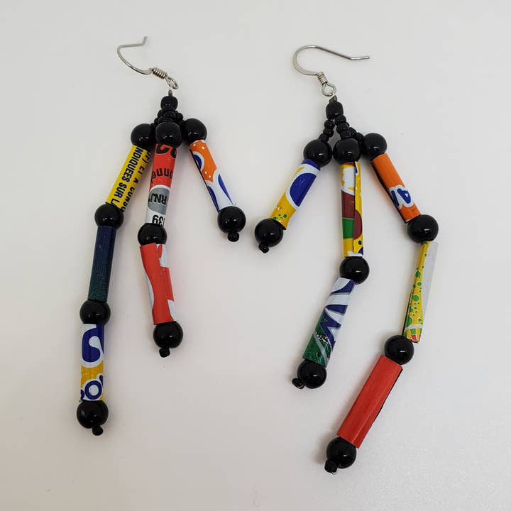 Soda Can Earrings for wholesale by World Peaces