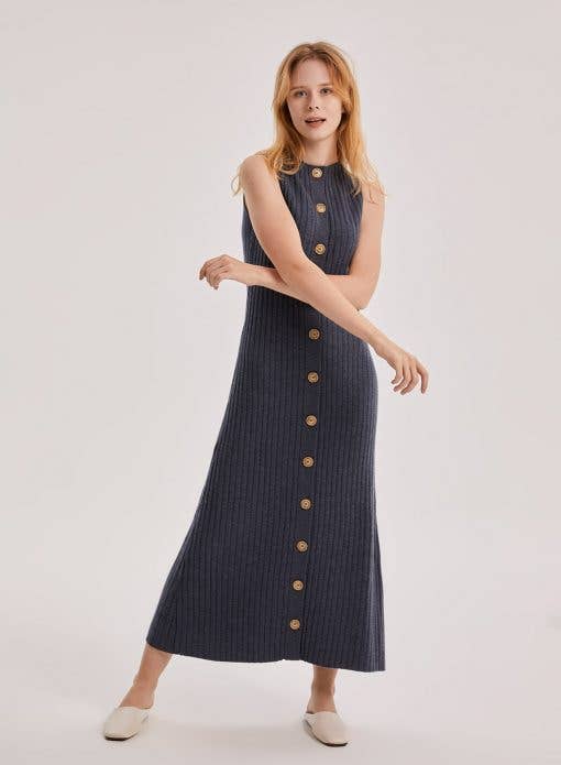 NAP – wholesale Dress – Women's – Button Down Bodycon Dress4