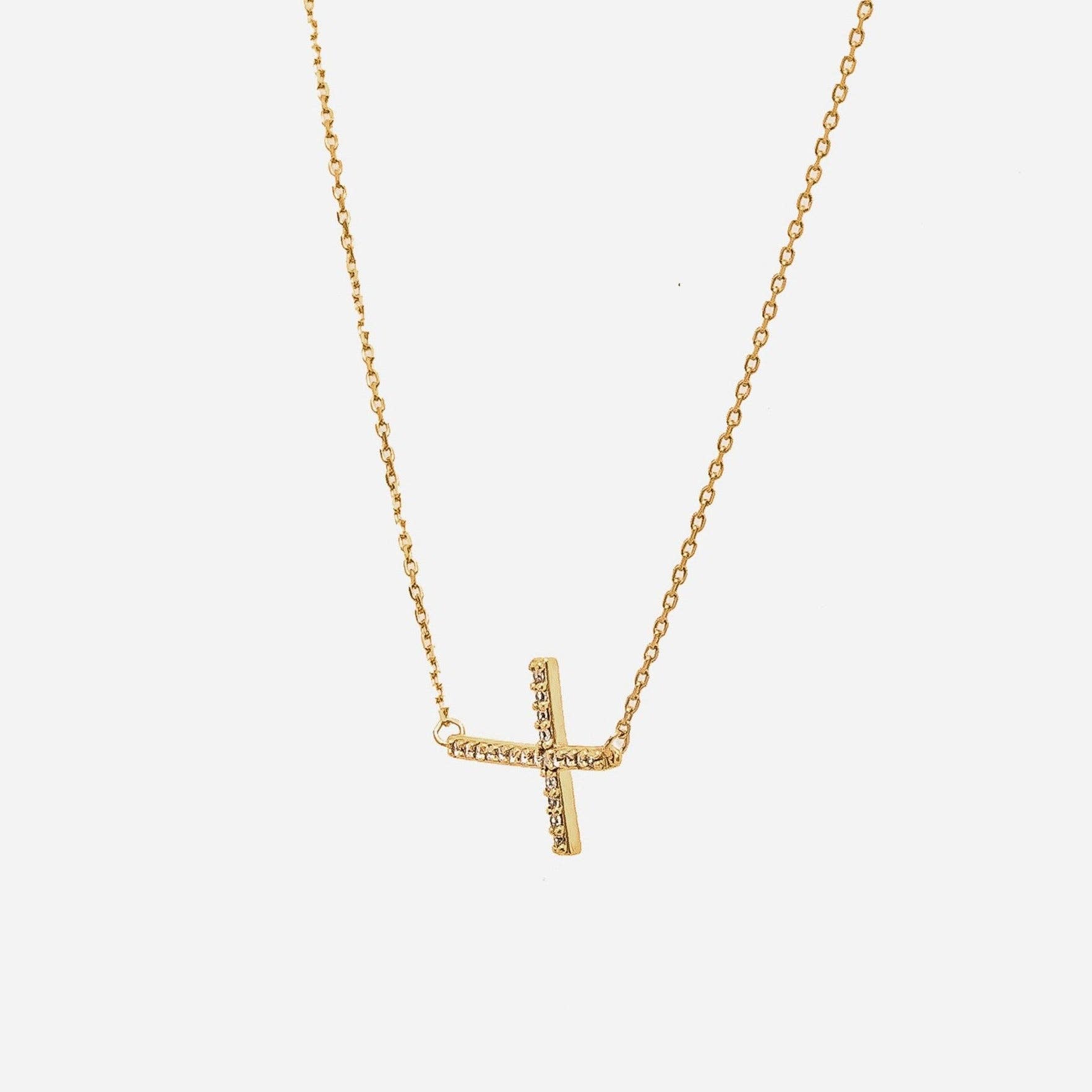 Bearfruit Jewelry - Wholesale Pendant/Charm Necklace - Horizontal Cross Necklace5