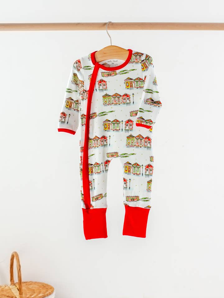 Nola Tawk - Wholesale Sleepwear Set - Kids - Bayou Wonderland Organic Cotton Christmas Pajama Set