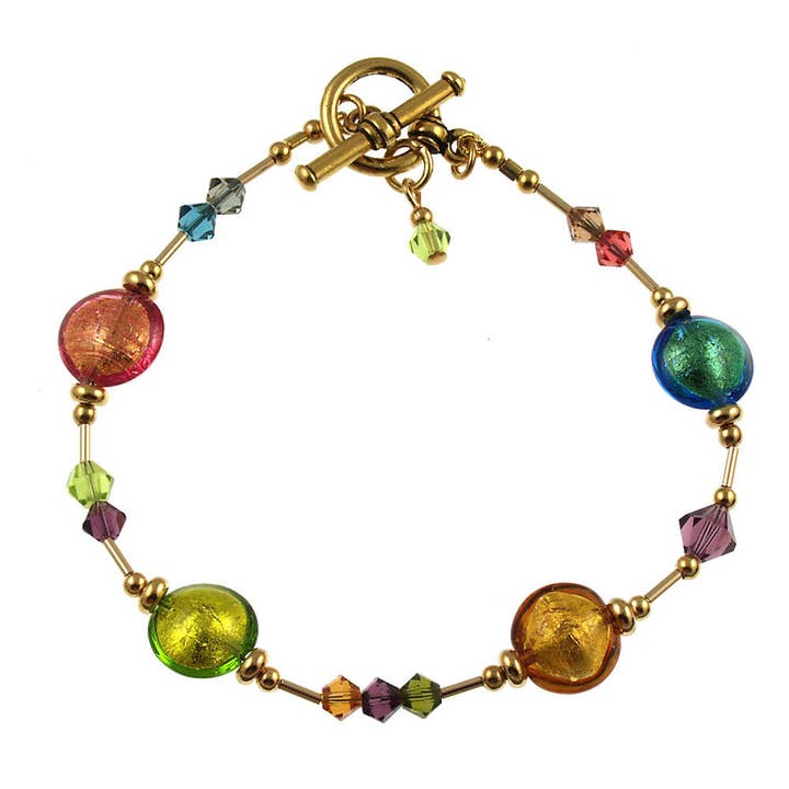 Autumn Baby Lentils Beaded Bracelet, Multi-Color for wholesale by Andrea Menghetti