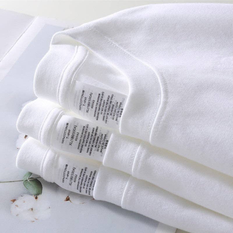 FurDecoration - Wholesale T-Shirt - Women's - Solid Color Unisex Round Neck T-Shirt5