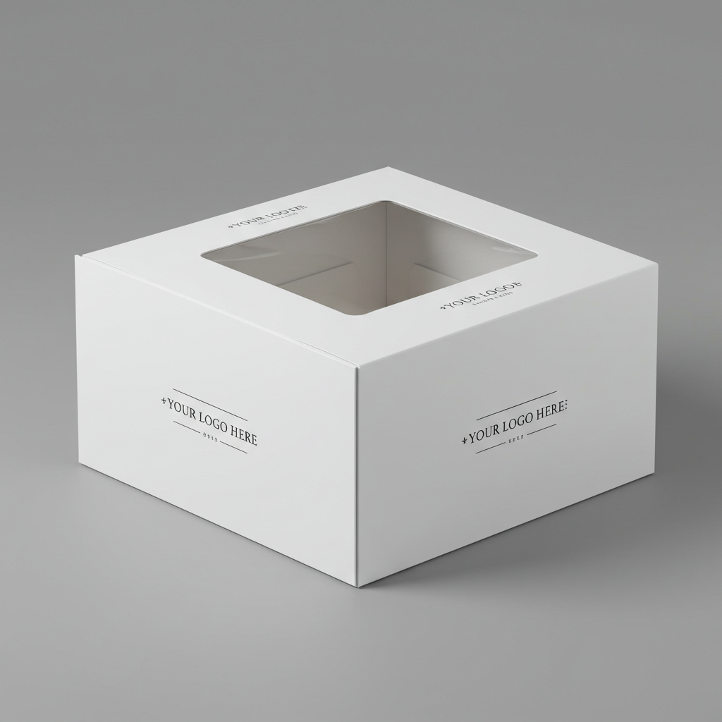 Tennessee IMPEX - Wholesale Gift Box - Custom Cake Boxes with Window, Your Logo and Color (3 sizes)4