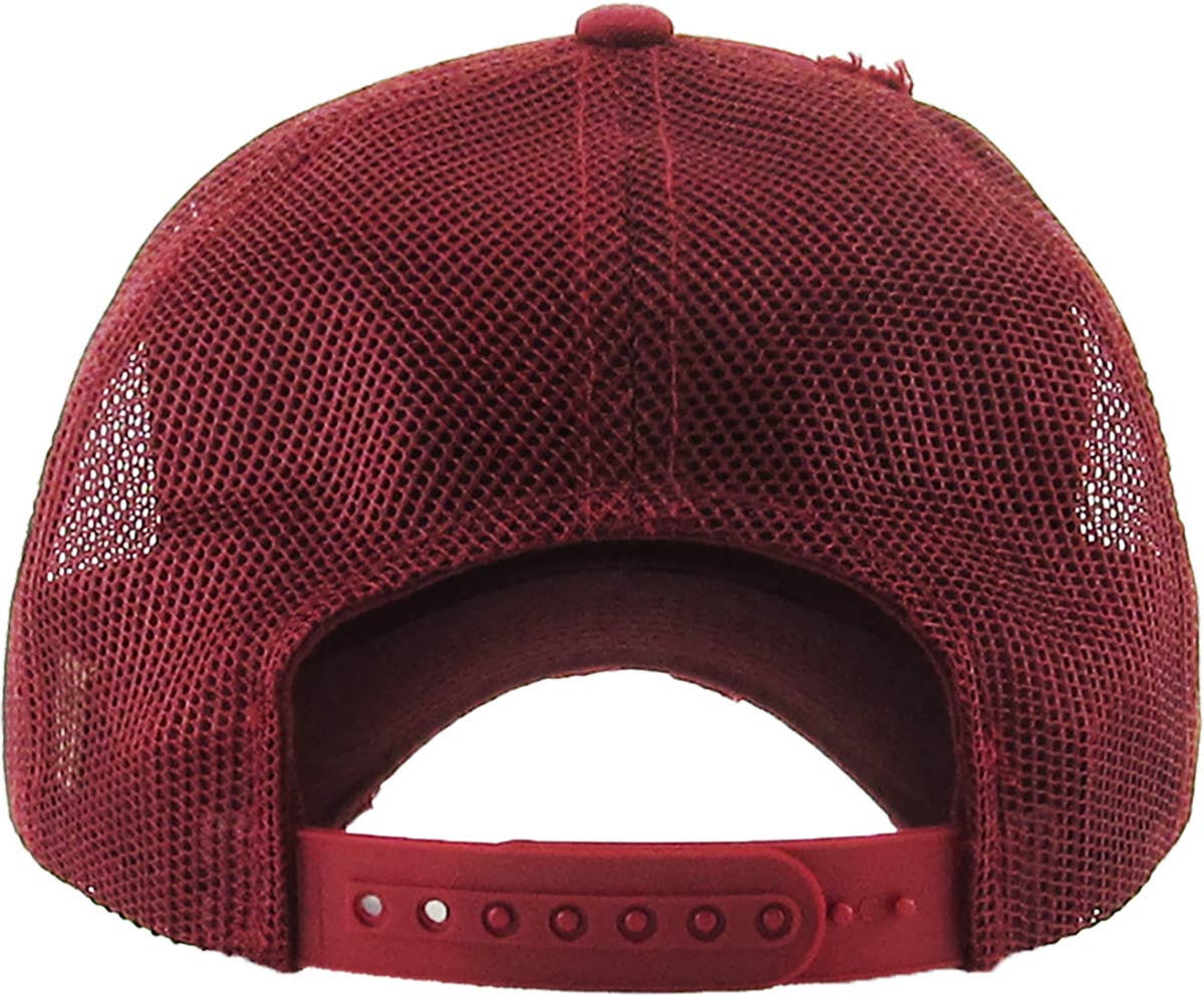 KBETHOS – Großhandel Basecap – Unisex – Vintage-Trucker-Cap mit Mesh-Einsätzen7