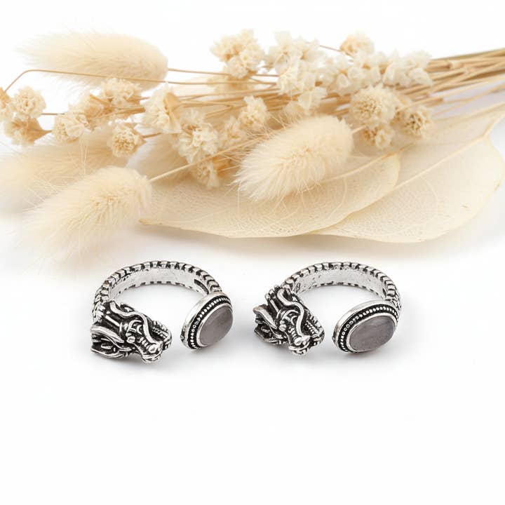 Produtos Namasté - Wholesale Cocktail/Statement Ring - Labradorite Stone Ring