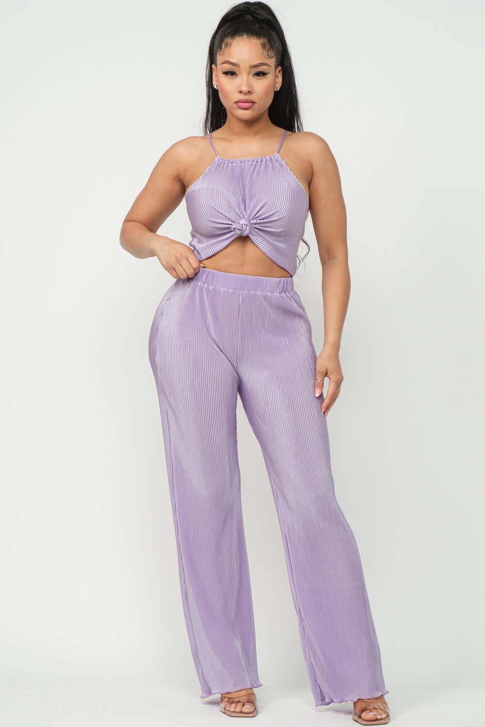 Boswell - Venta al por mayor Conjuntos de top y pantalón (NO para estar en casa) - Mujer - Conjunto de tirantes y pantalones Bodre Crop13