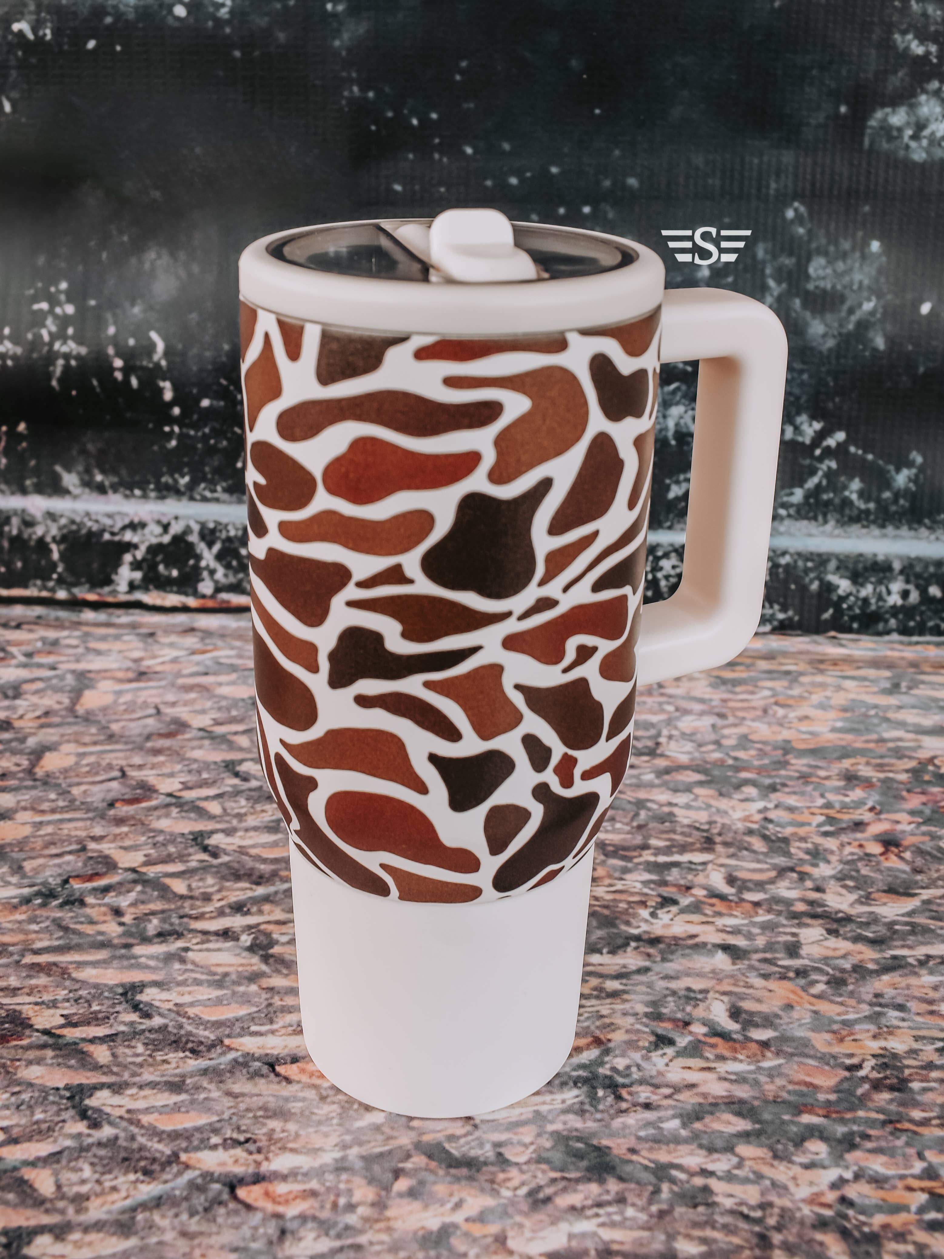 Flying S Company - Wholesale Insulated Mug/Tumbler - Duck Camo Flip Lid Tumbler4