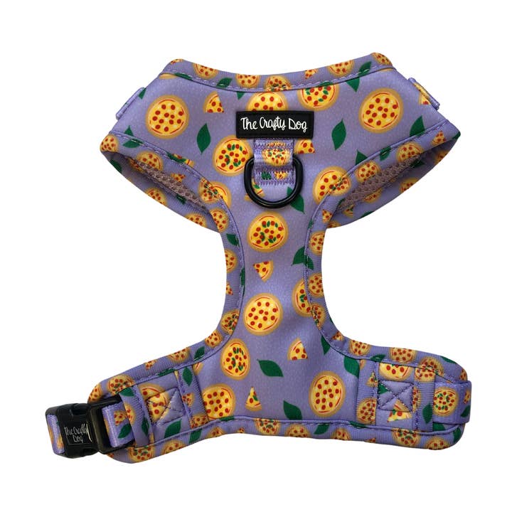 Pizza My Heart Harnas voor wholesale door The Crafty Dog Co
