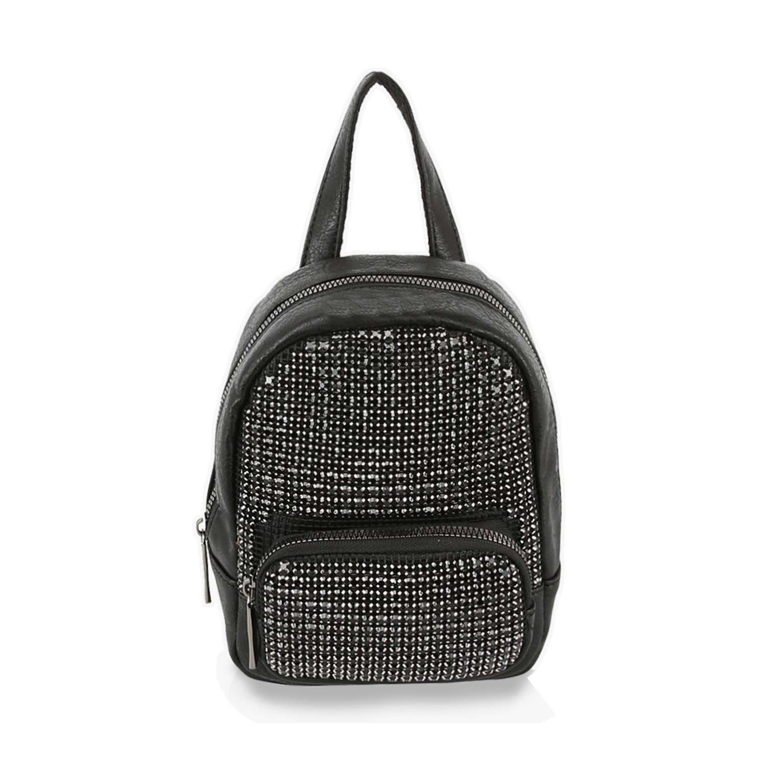 Handbag Express - Wholesale Backpack - Women's - Ultra Petite Rhinestone Front Pocket Backpack1