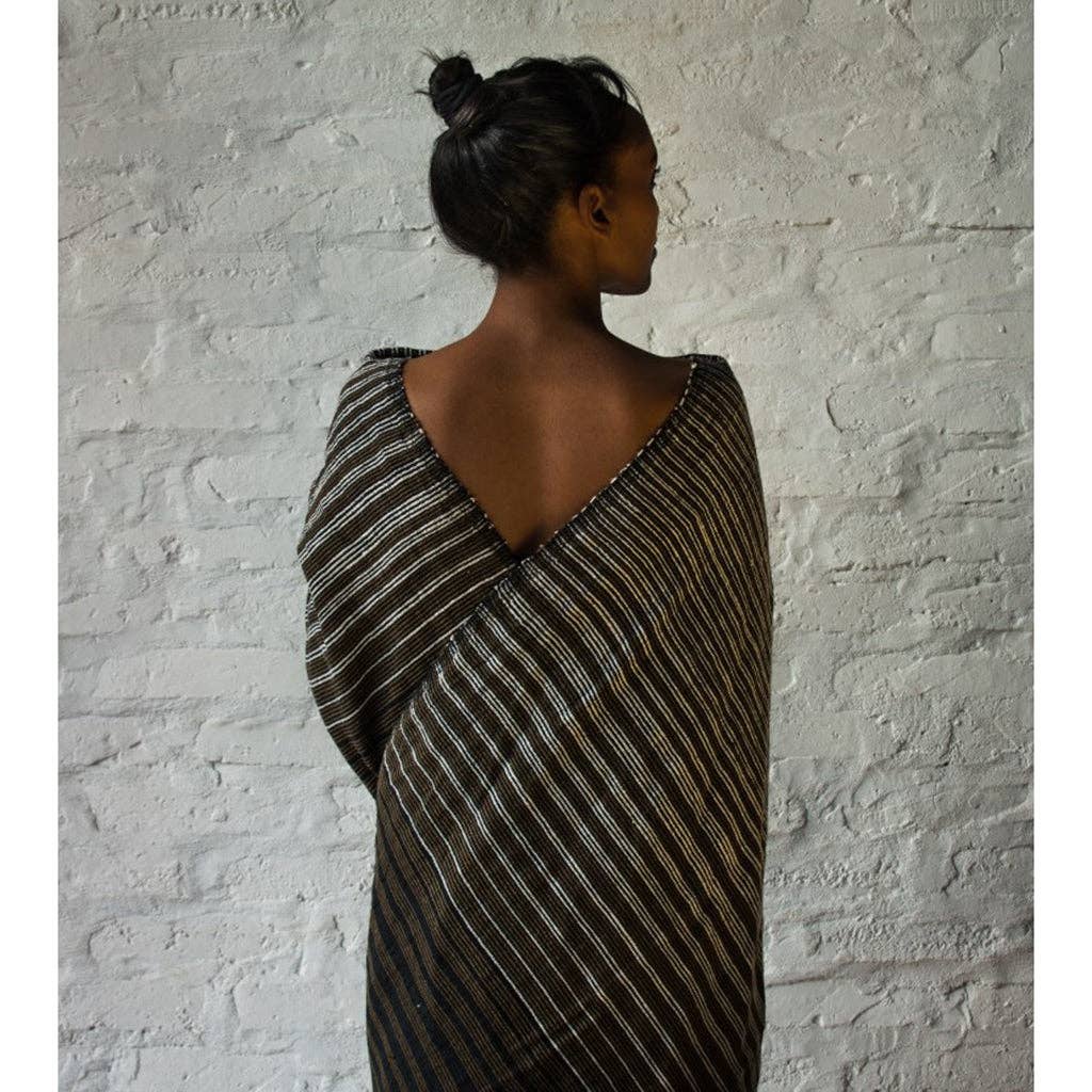 SLATE + SALT - Wholesale Scarf - Women's - Ethiopia Handloom Wrap Scarf1