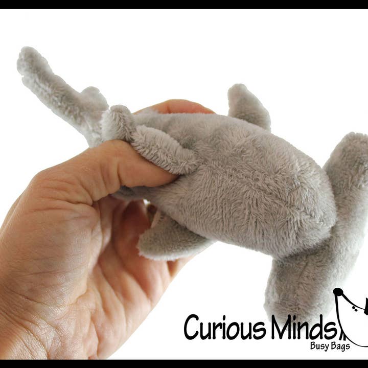 Curious Minds Toys - Wholesale Stuffed/Plush Toy - Kids & Baby - 1Â Cute Hammerhead Shark Plush Stuffed Animals- Adorable Mini