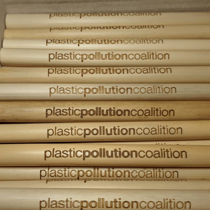 Holy City Straw Company - Wholesale Drinking Straw - 500 Laser Engraved, Branded Reed Straws