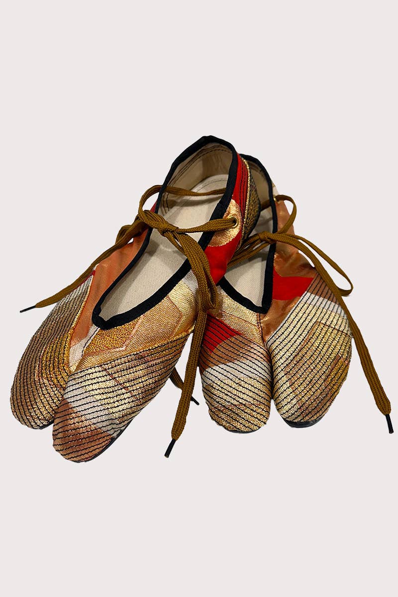 Ikian - Wholesale Flats - Women's - Japanese Obi ballet flats7