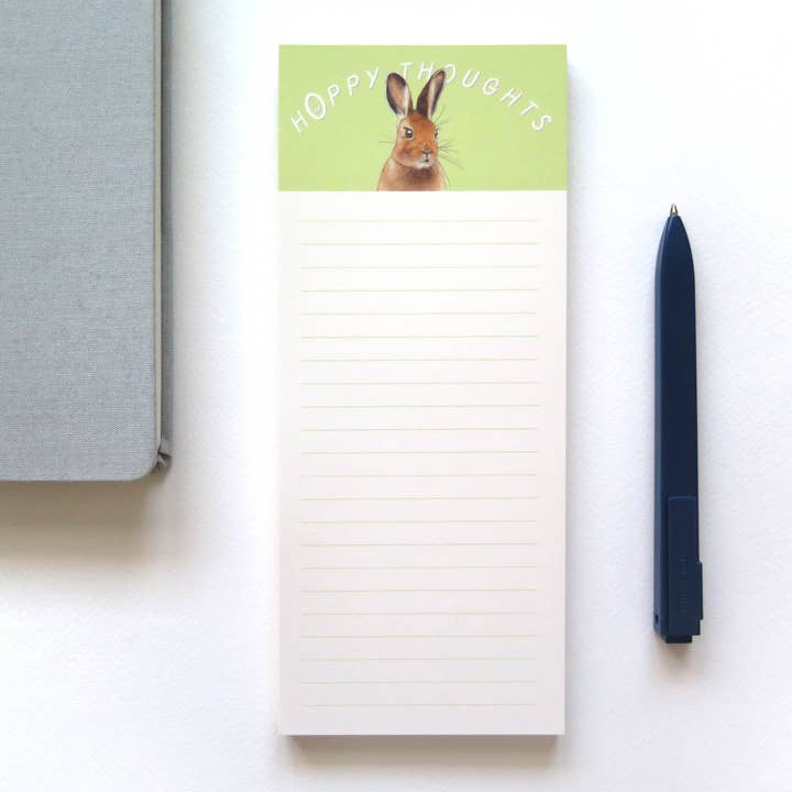 Shiso Paper - Wholesale Notepad - Hoppy Thoughts Bunny Notepad2