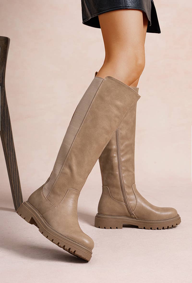 LADY GLORY – Botas - Mulher por atacado – Botas Altas Femininas com Solas Tratoradas – Estilo & Estabilidade0