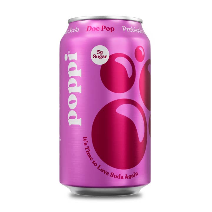 poppi - Wholesale Soda/Carbonated Drink - poppi Prebiotic Soda, Doc Pop, 12oz