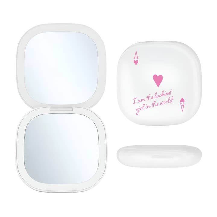 Toss Designs - Wholesale Compact Mirror - LED Compact Mirror - Lucky
