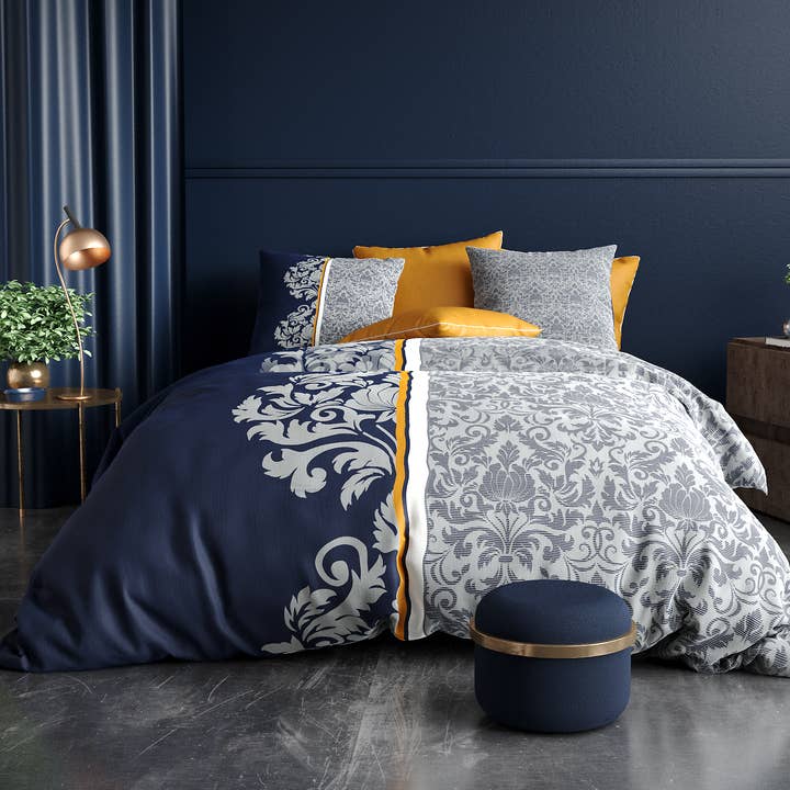 Påslakanset 3 delar 100% bomull 57 trådar Arabesque för wholesale av Atelier Du Coton