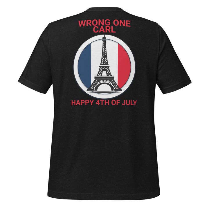 Camiseta unisex Wrong One Carl, 4 de julio para venta al por mayor de Howlydog Studios