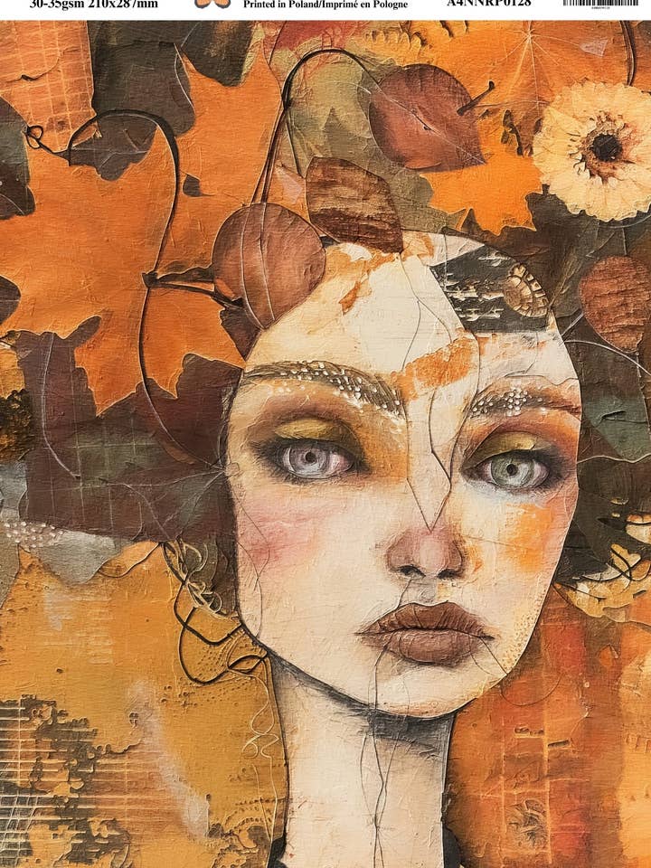 Ninny's decoupagerygpapir - Ophelia for engroshandel hos Ninnys Napkins