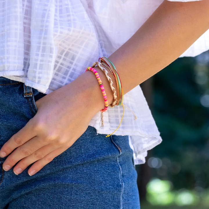 Anju Jewelry - Wholesale Woven/Braided Bracelet - Weave & Wander 32 Braided Bracelets Pre-Pack without Display8