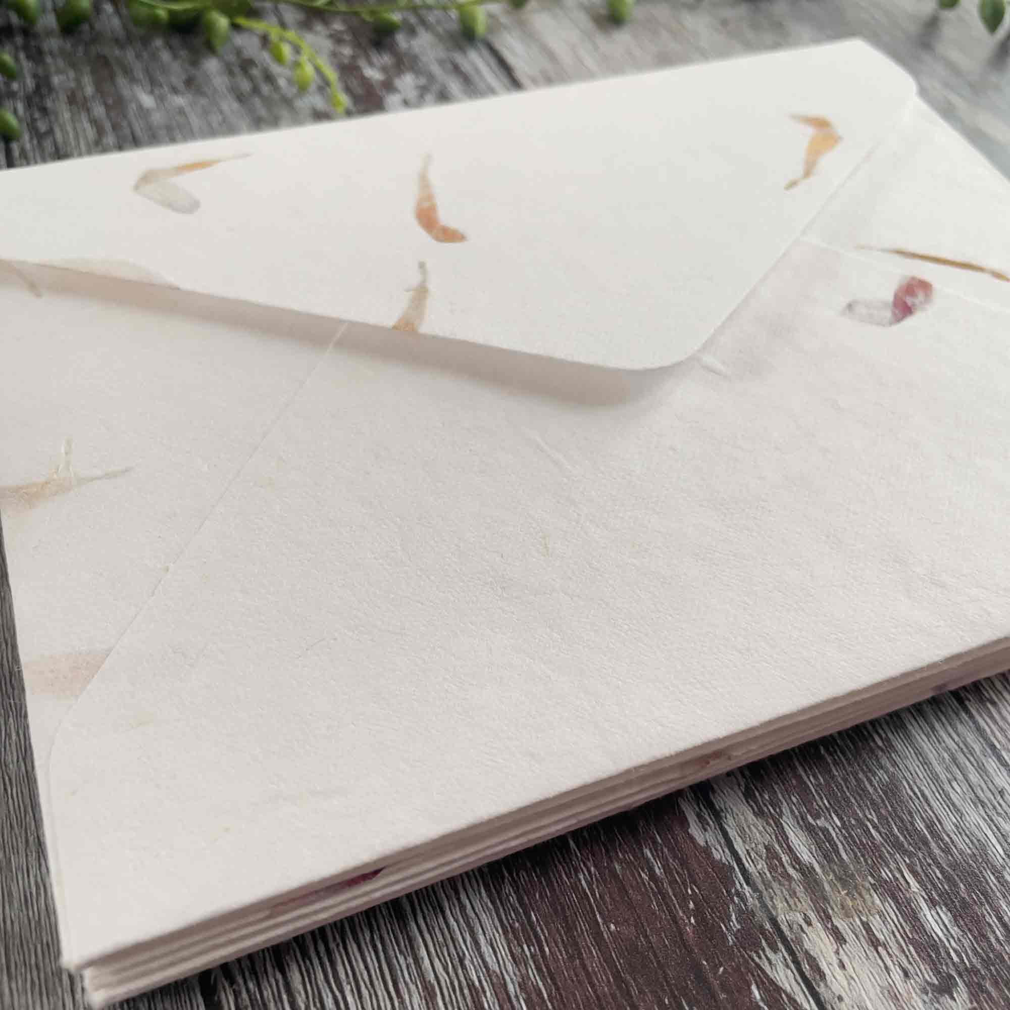 The Natural Paper Company - Wholesale Stationery/Notecard Set - Aster - Floral Handmade Paper and Envelope Set4