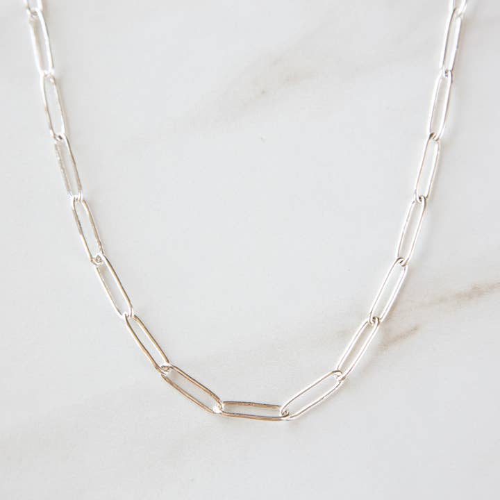 Stowaway Jewelry - Wholesale Link & Chain Necklace - Medium Paperclip Chain1