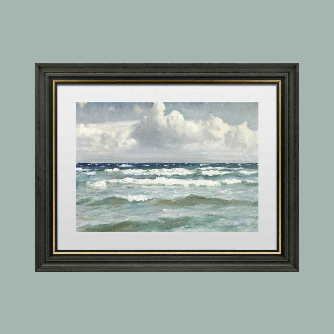 Sea to Skye - Wholesale Art Print - Waves at Sea Antique Art Print 5