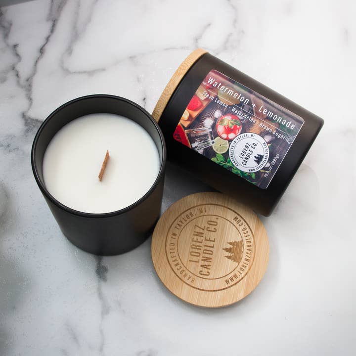 Bougie pastèque et limonade 11 oz pour la vente par Lorenz Candle Co.