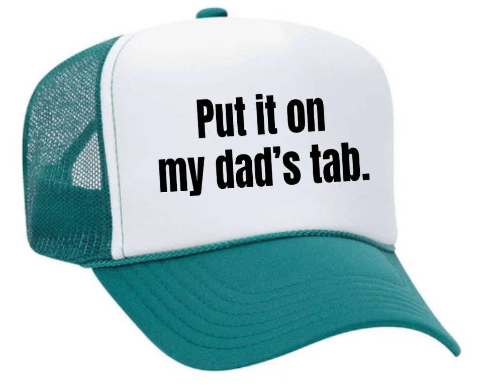 Inappropriate Trucker Hats - Wholesale Trucker Hat - Women's - Put It On My Dad’s Tab Trucker Hat31