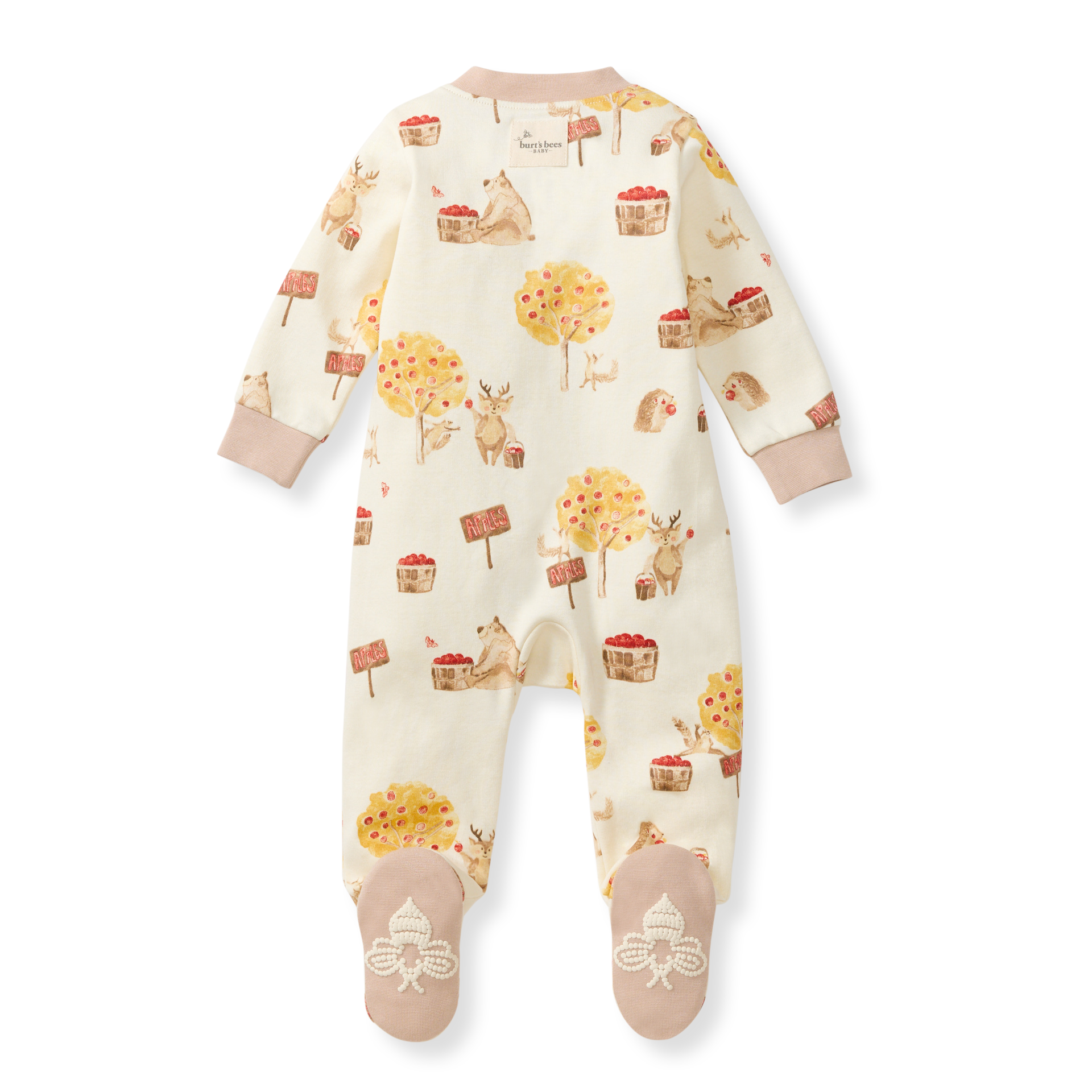 Burt's Bees Baby - Wholesale Sleepsuit - Baby - Apple Season Organic Cotton Sleep & Play2