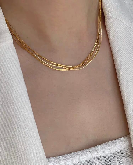 happyzzzsu - Wholesale Jewelry Set - 4 Multi-Layer Layered Necklace Set3