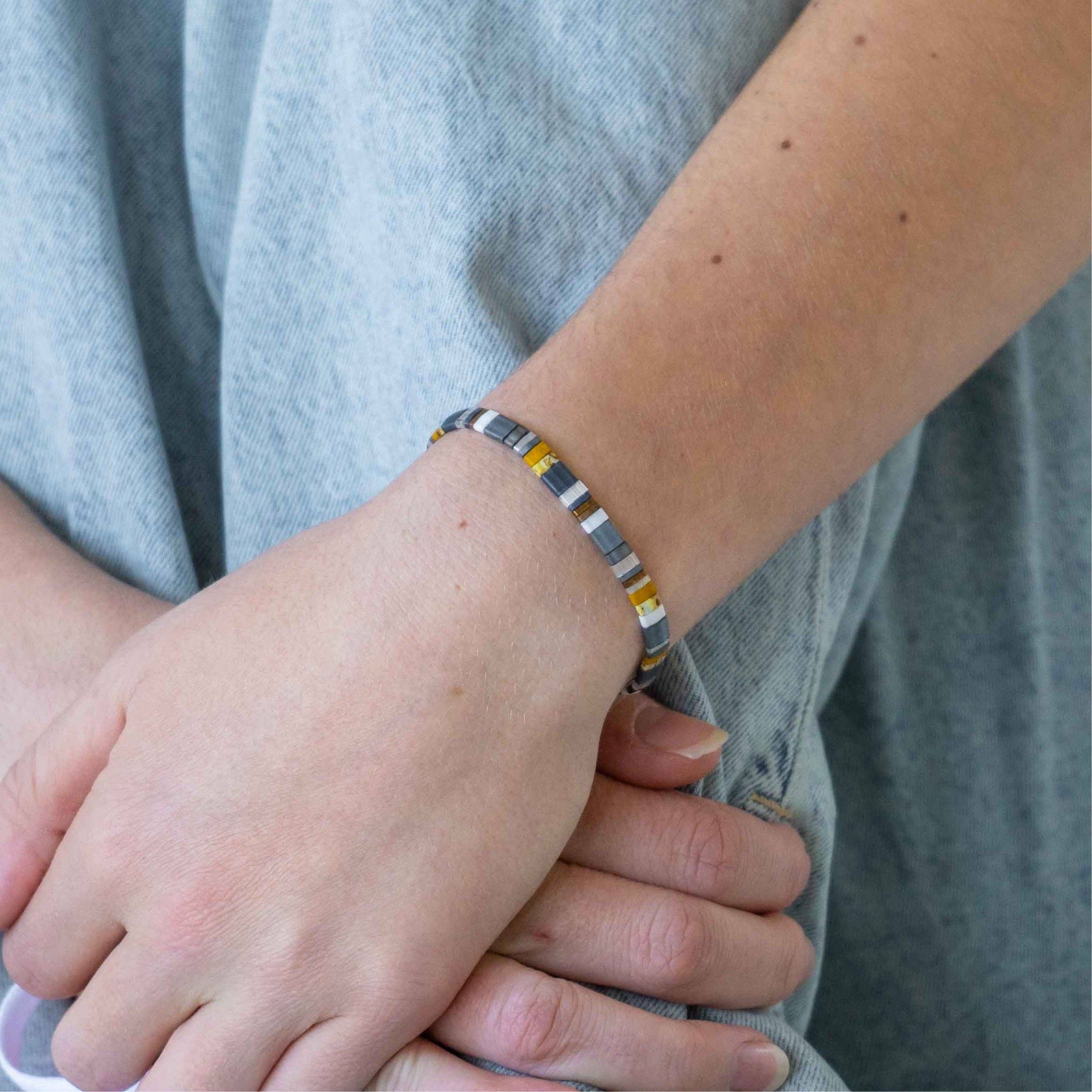 Mack & Rex - Vente Bracelet de perles - STORMY - Bracelet en perles Tila | Unique1