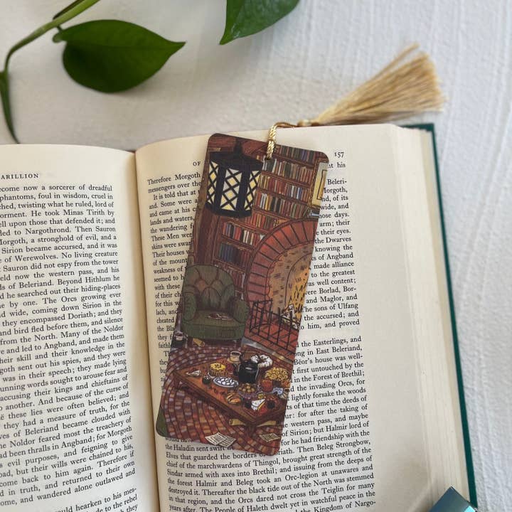 Chapters Tea & Company - Wholesale Bookmark - Cozy Cabin Nook Bookmark1