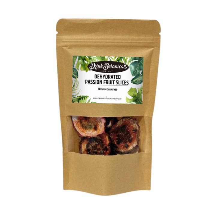 Drink Botanicals Ireland - Wholesale Dried/Dehydrated Fruit - Dehydrated Dried Passion Fruit Slices
