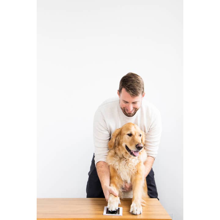 Pearhead - Vente Tampons encreurs - Tampon à encre Clean-Touch Pet Pawprint, moyen/grand, noir4