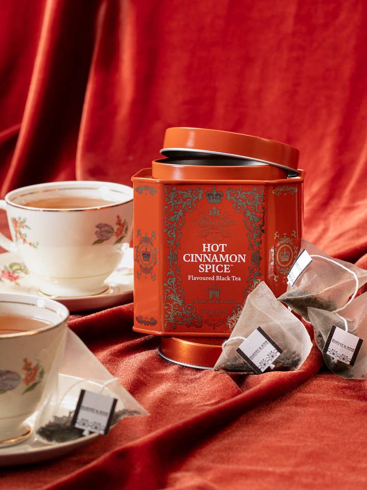 Hot Cinnamon Spice, HRP Tin of 30 Sachets for wholesale by Harney & Sons Fine Teas