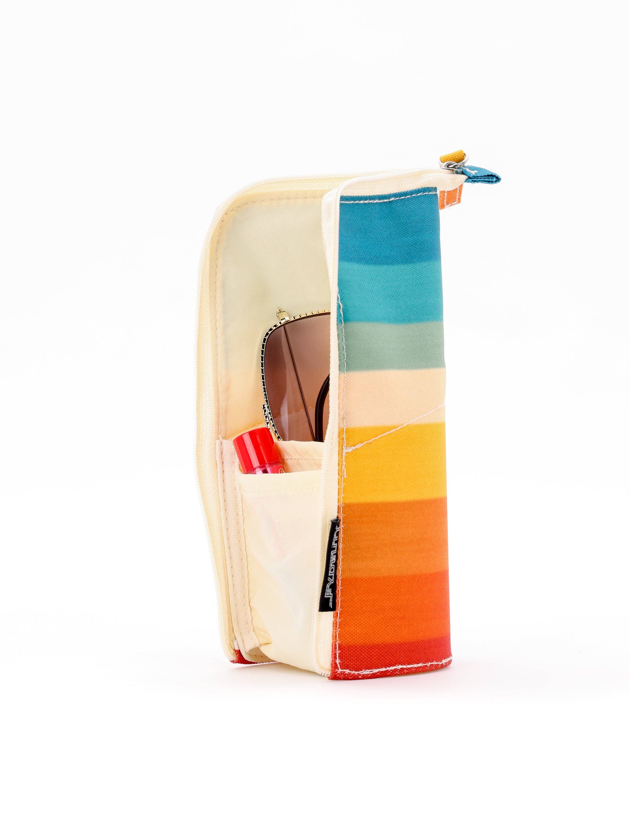 Fydelity - Wholesale Eyewear Cases & Holders - Unisex - 84203: Slim Shady Sunnies Case | Recycled rPET | Retro Stripe1
