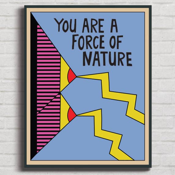 Force Of Nature Print for wholesale by Julz Clementine