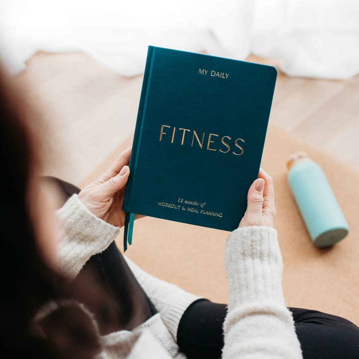 Blush And Gold - Vendita all'ingrosso Planner - My Daily Fitness Planner - Pianificatore di allenamenti e pasti (Forest)