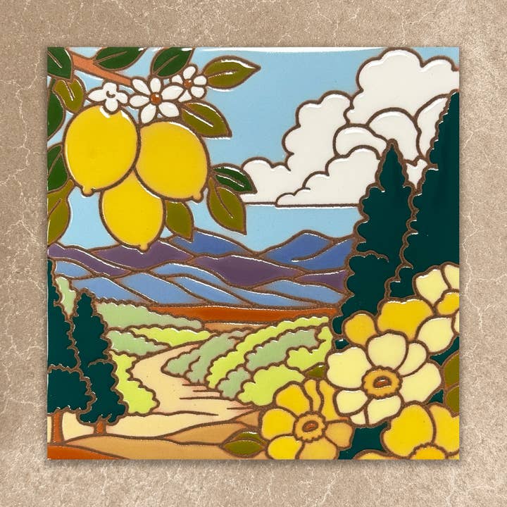 California Lemon View Tile (9429) for wholesale by Earthtones Tile