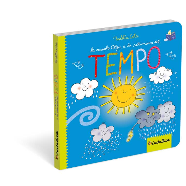 Educational srl - Vente Livre pour bébés et tout-petits (jusqu'à 2 ans) - Livre-jeu en italien - The Cloud Olga And The Week Of