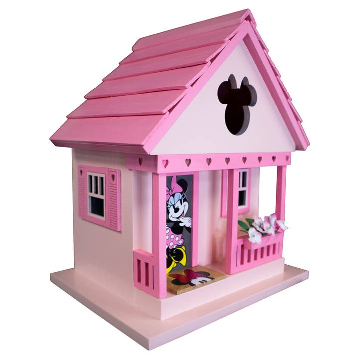 Minnie Cottage Birdhouse for wholesale by Home Bazaar