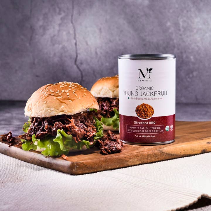 Mementa Inc. - Wholesale Shelf Stable Prepared Meal - Organic Jackfruit, BBQ