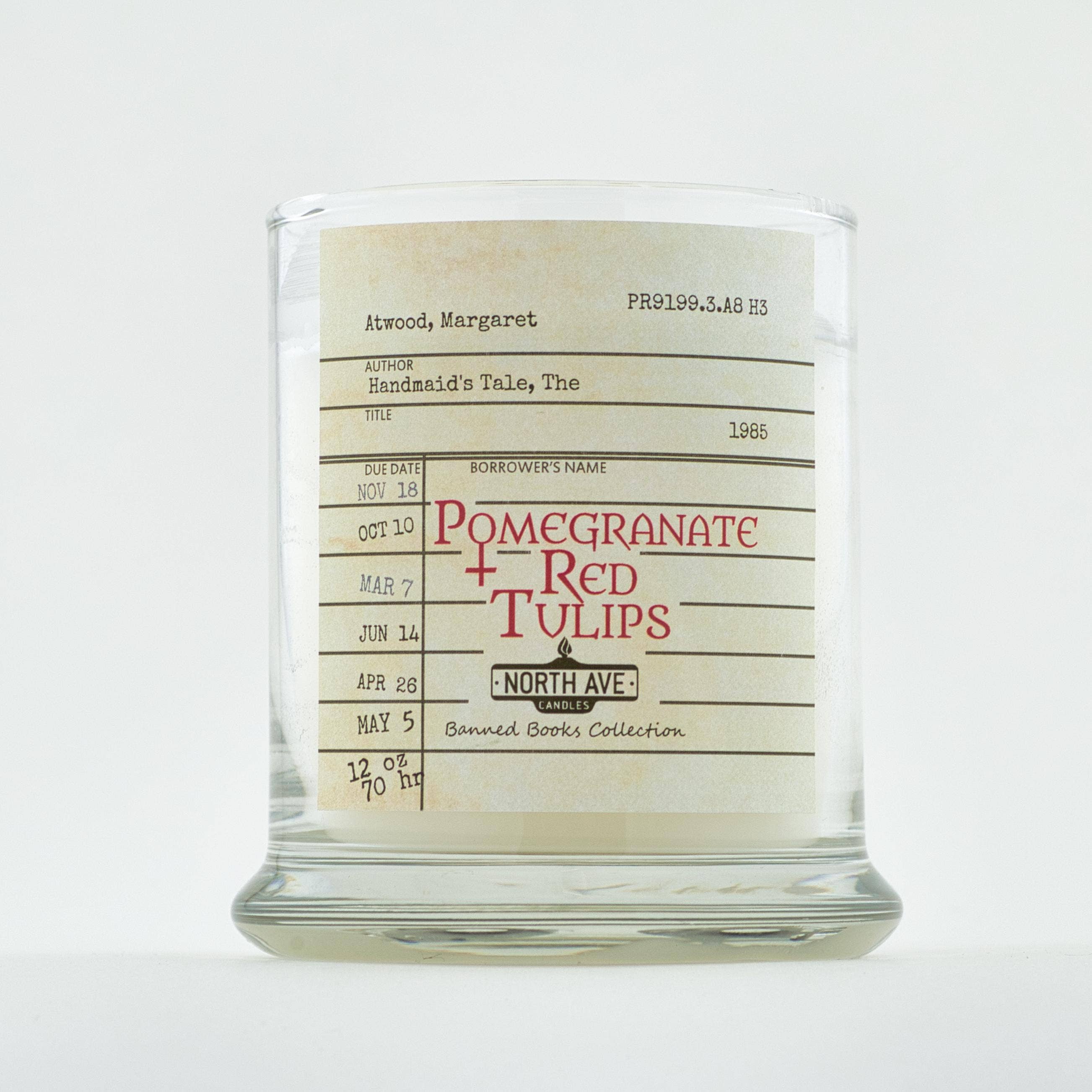 North Ave Candles - Wholesale Jar/Filled Candle - Banned Book Candle / The Handmaid’s Tale / Feminist Gift6